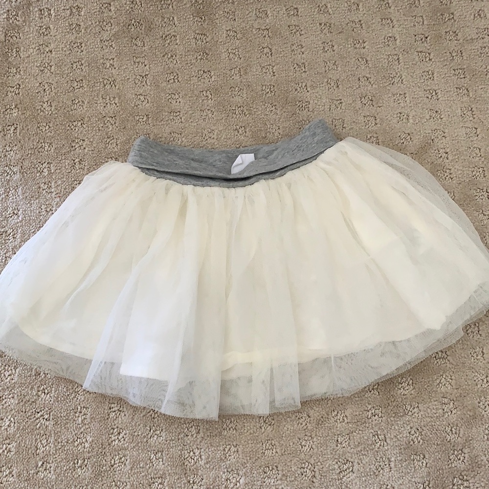 Baby Gap Ivory Tutu with cotton waistband 2T